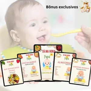 Receitas para bebês - de 6 a 12 meses