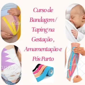 Curso de Taping / Bandagem Elástica na Gestação, Amamentação e Pós Parto