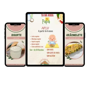Receitas para bebês com APLV- A partir de 6 meses