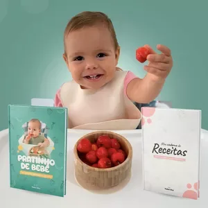 Combo e-book Pratinho de Bebê + Caderno de Receitas - 25% off